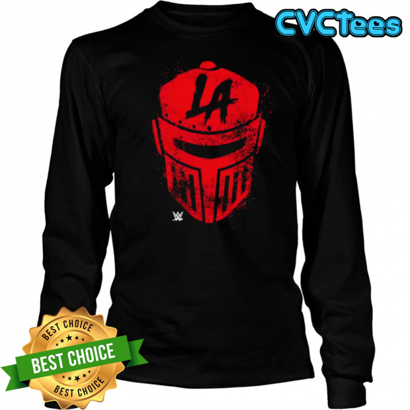 WWE LA Knight Helmet shirt Long Sleeved
