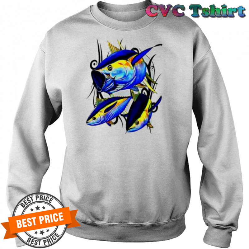 Yellowfin Tuna Arctic Blue shirt Sweatshirt