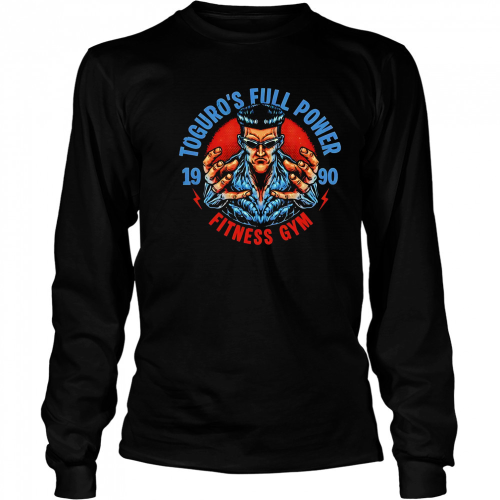 Yu Yu Hakusho Toguro’s Full Power Fitness Gym 1990 shirt Long Sleeved