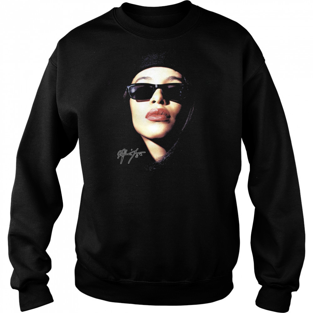 Aaliyah Jumbo Graphic Shirt Hoodie