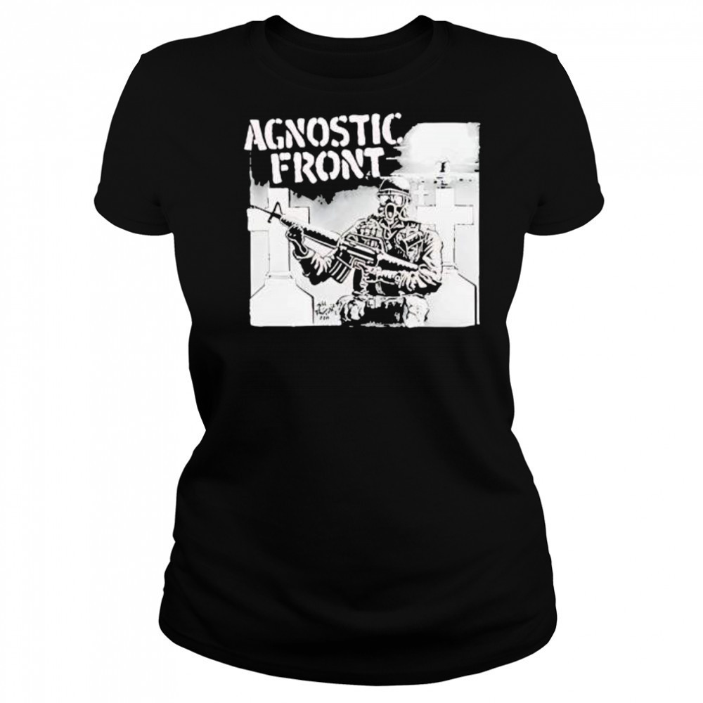 Agnostic front gas mask shirt Women's T-shirt