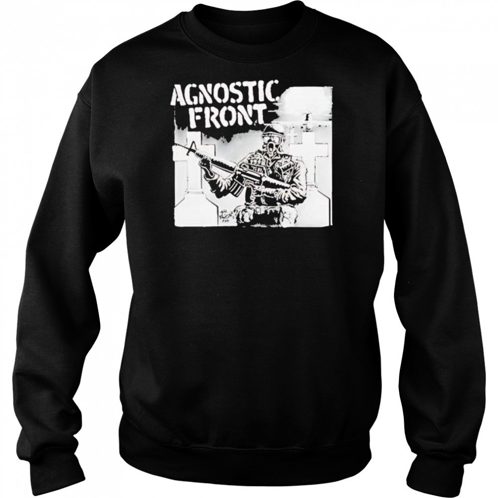 Agnostic front gas mask shirt Hoodie