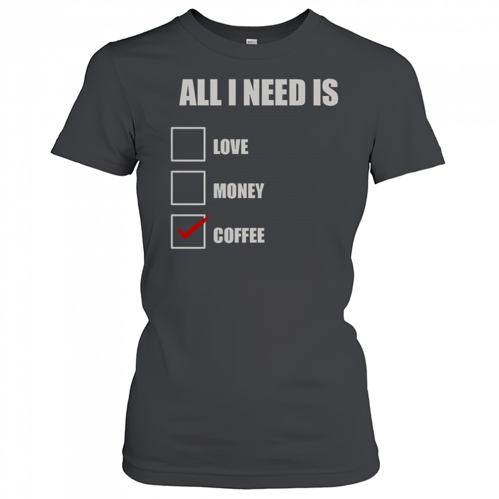 All I Need Is Coffee T-Shirt Women's T-shirt