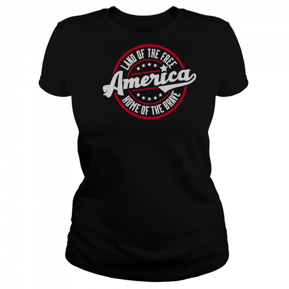 America Land Of The Free Home Of The Brave T-Shirt Women's T-shirt