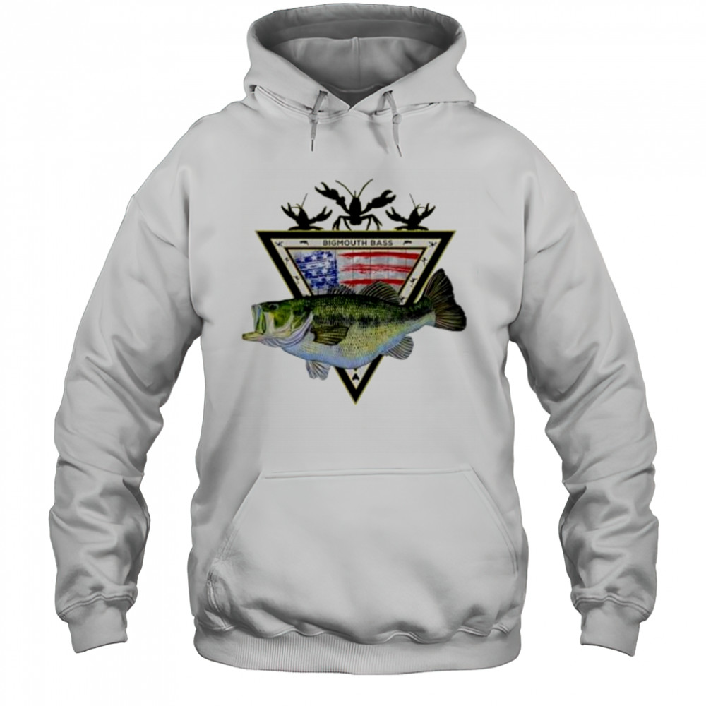 American Largemouth Bas Performance Seagrass shirt Hoodie