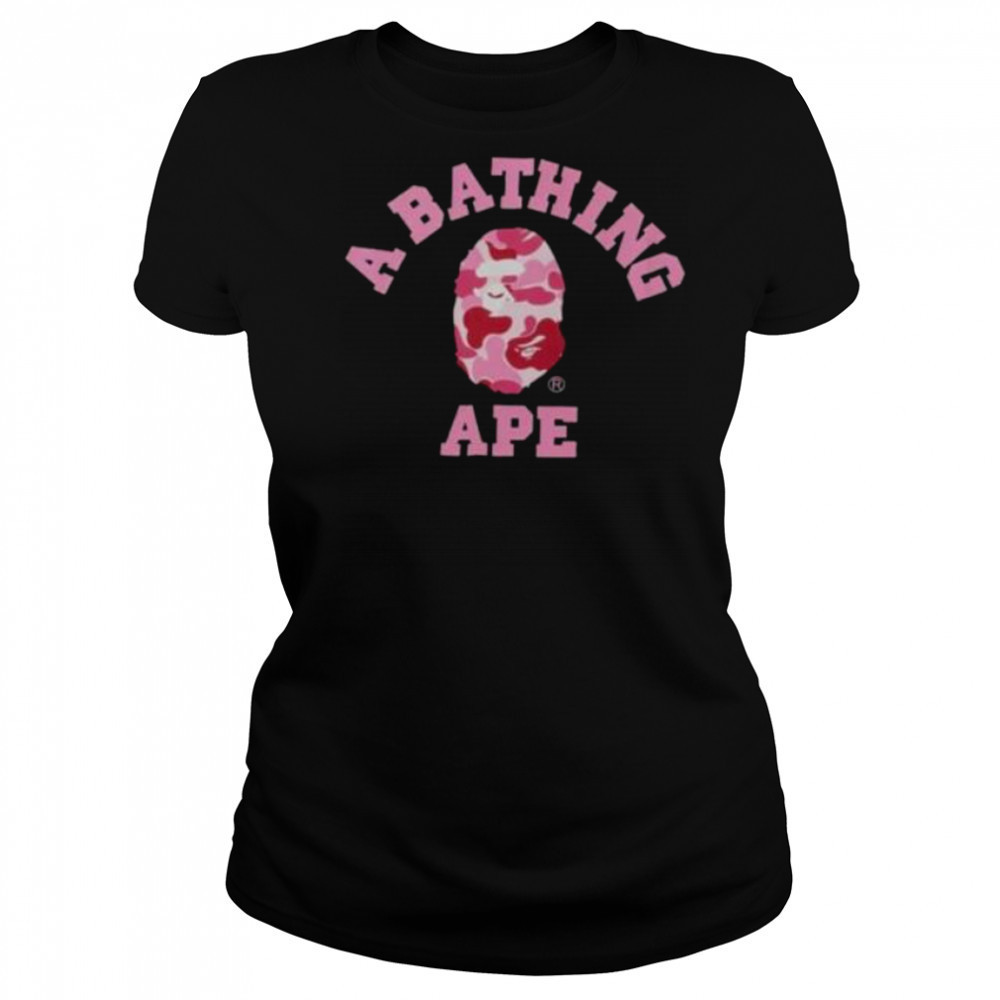 BAPE ABC Camo College Shirt Women's T-shirt