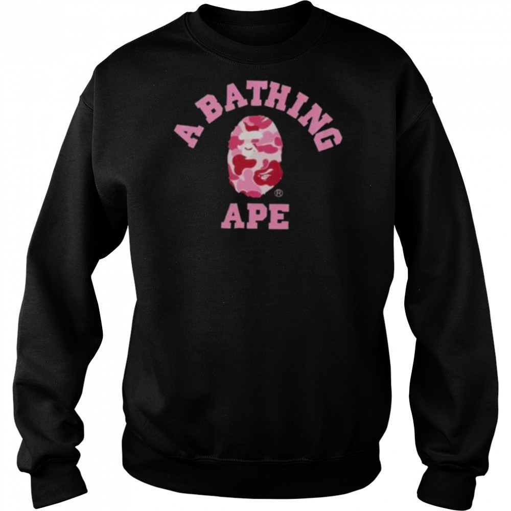 BAPE ABC Camo College Shirt Hoodie