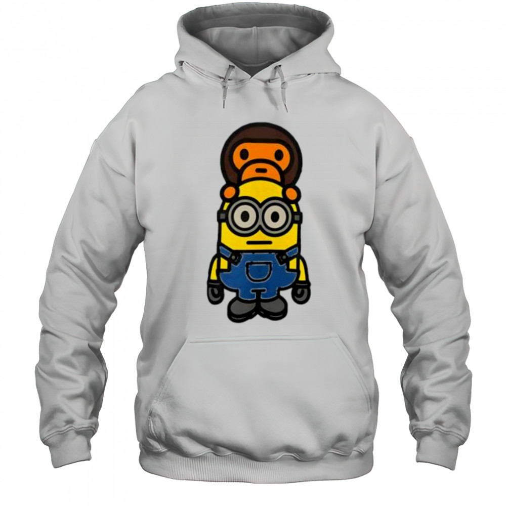 BAPE monkey x Minions shirt Hoodie
