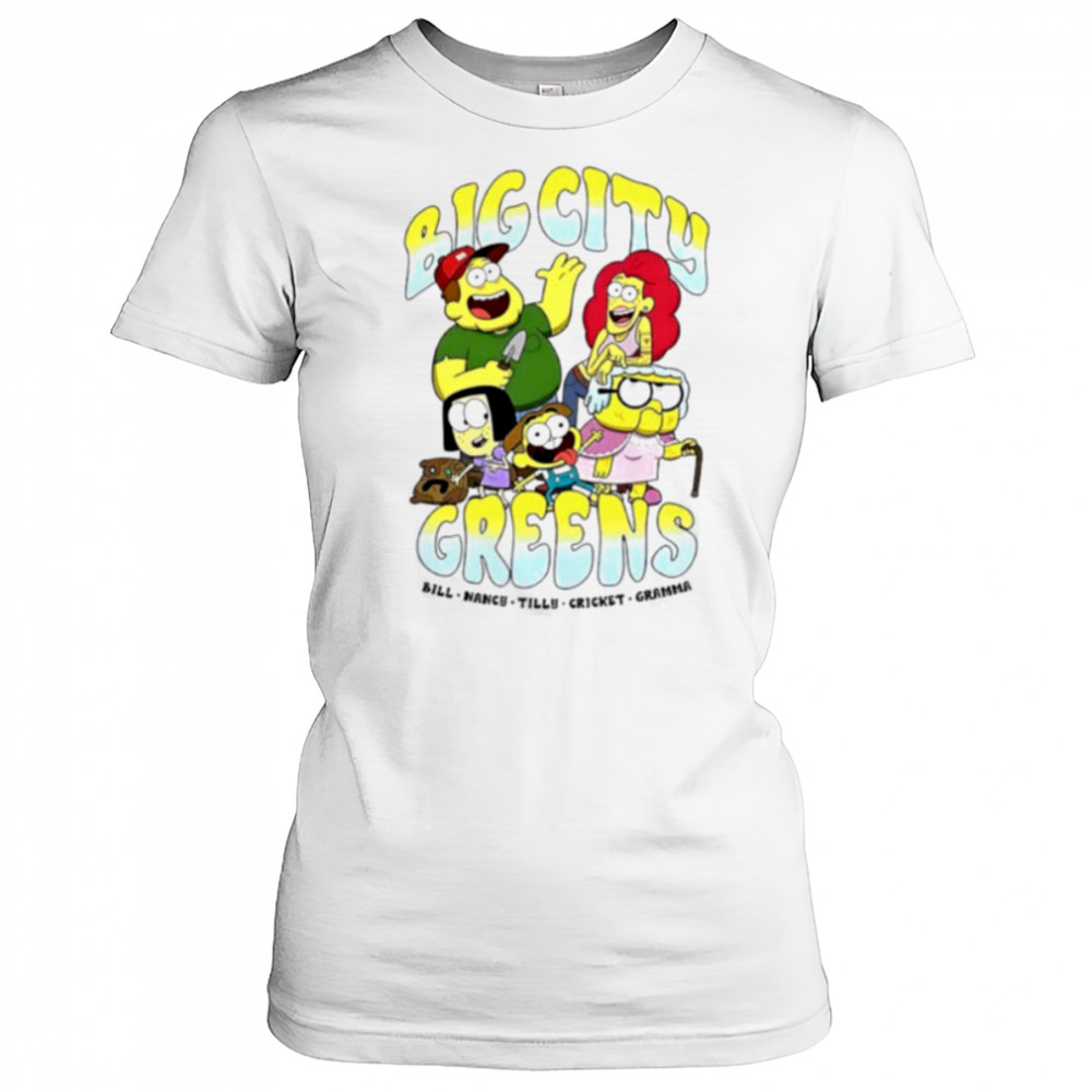 Big City Greens Bill Nancy Tilly Cricket Gramma cartoon shirt Women's T-shirt