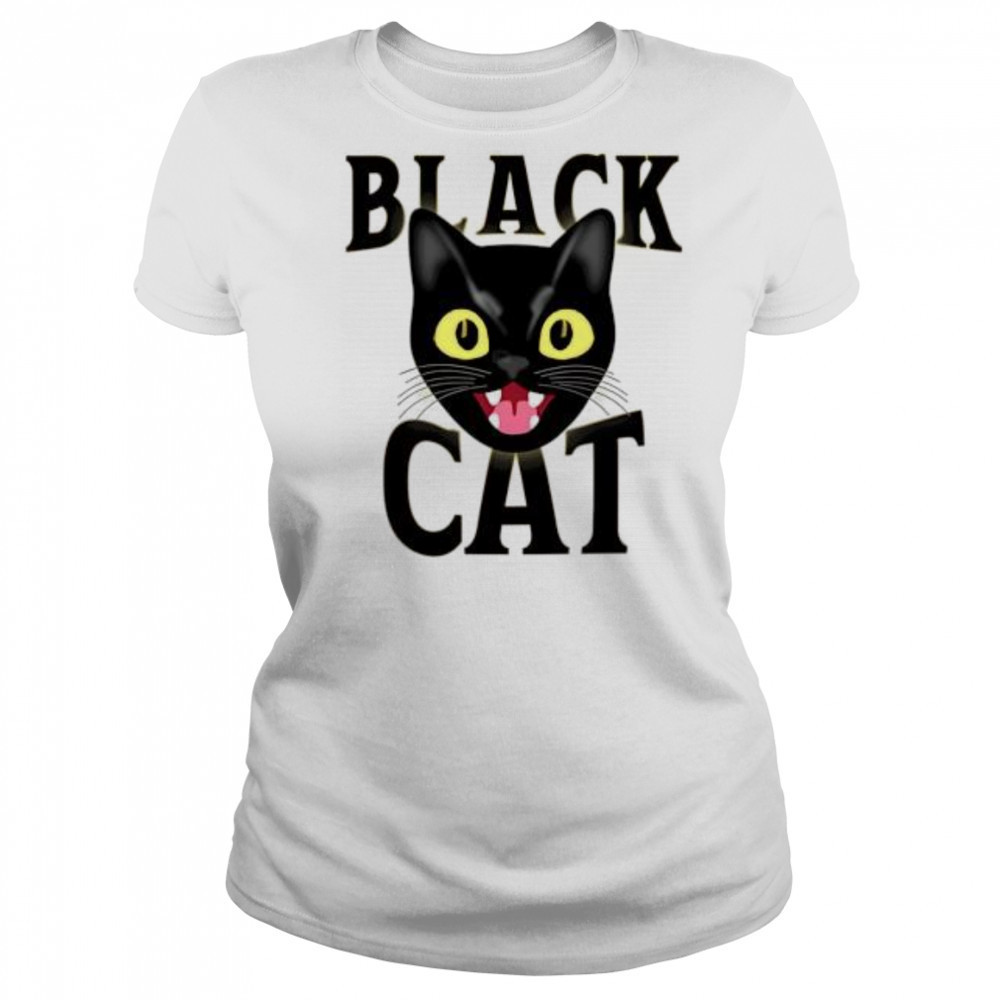 Black Cat Angry Look Halloween shirt Women's T-shirt