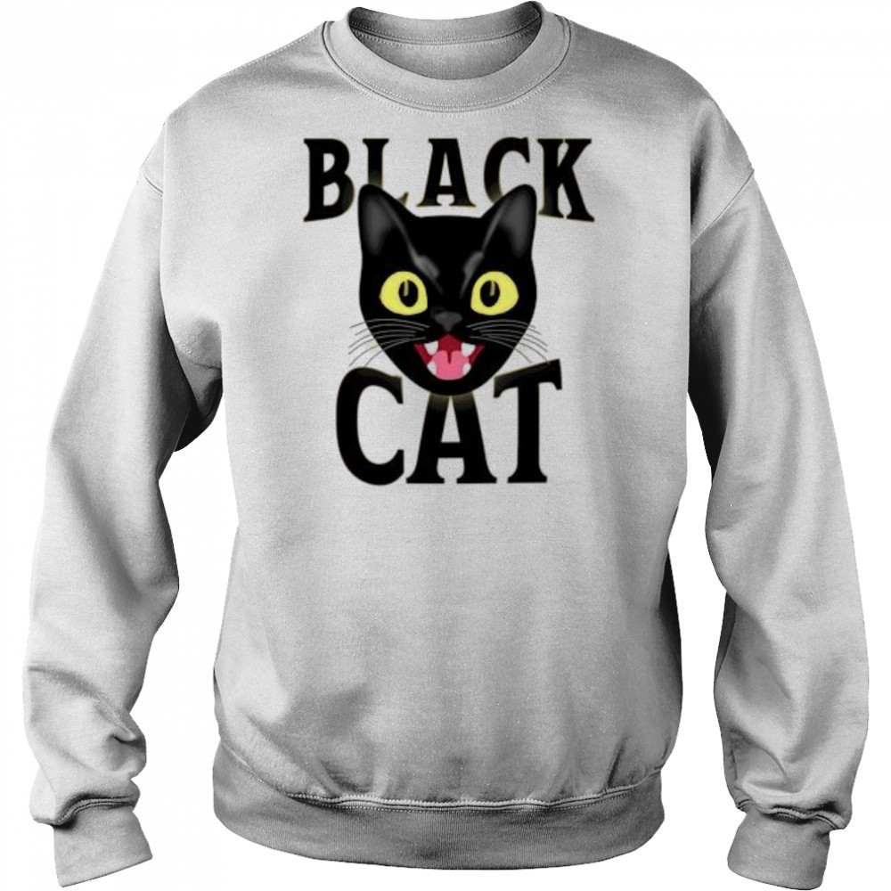 Black Cat Angry Look Halloween shirt Hoodie