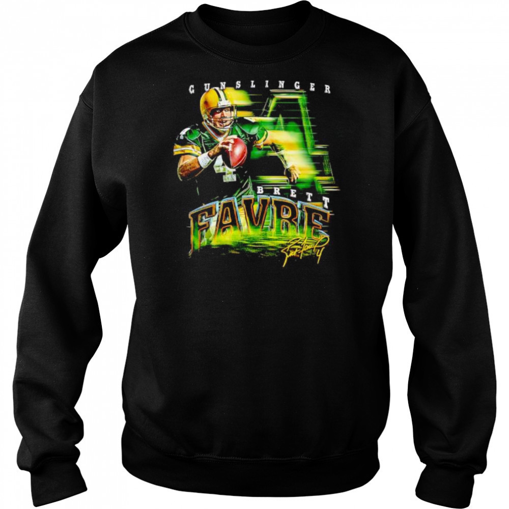 Brett Favre Green Bay Grunge shirt Hoodie