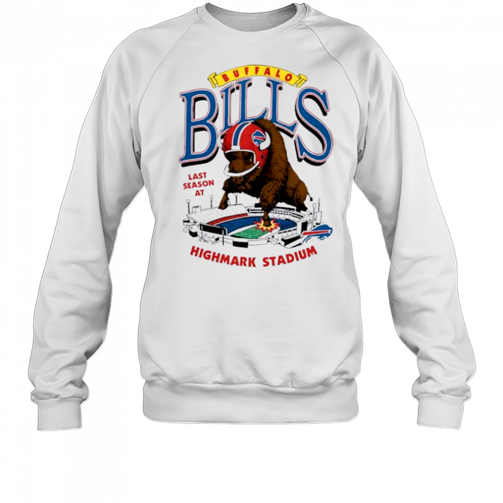 Buffalo Bills Homage Highmark Stadium Farewell Season Schedule mascot shirt Sweatshirt