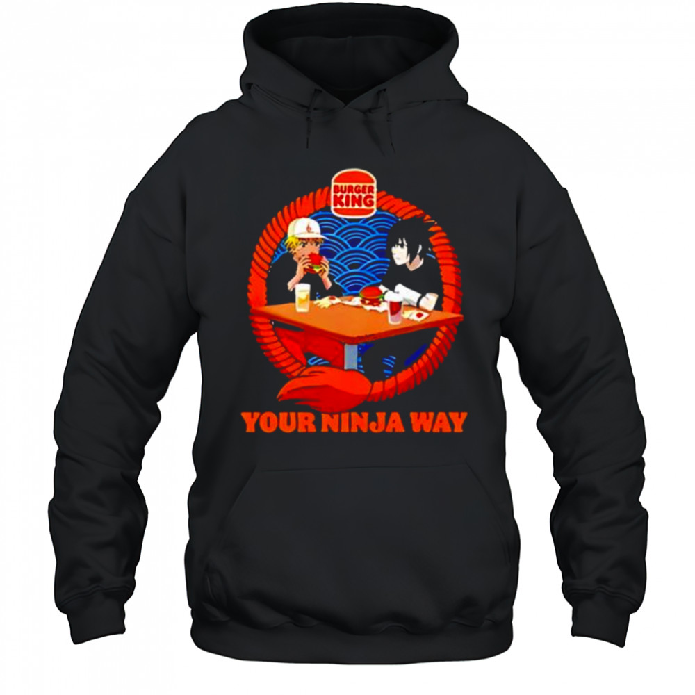 Burger king naruto 2025 shirt Hoodie