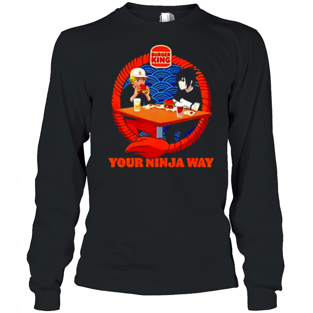 Burger king naruto 2025 shirt Long Sleeved