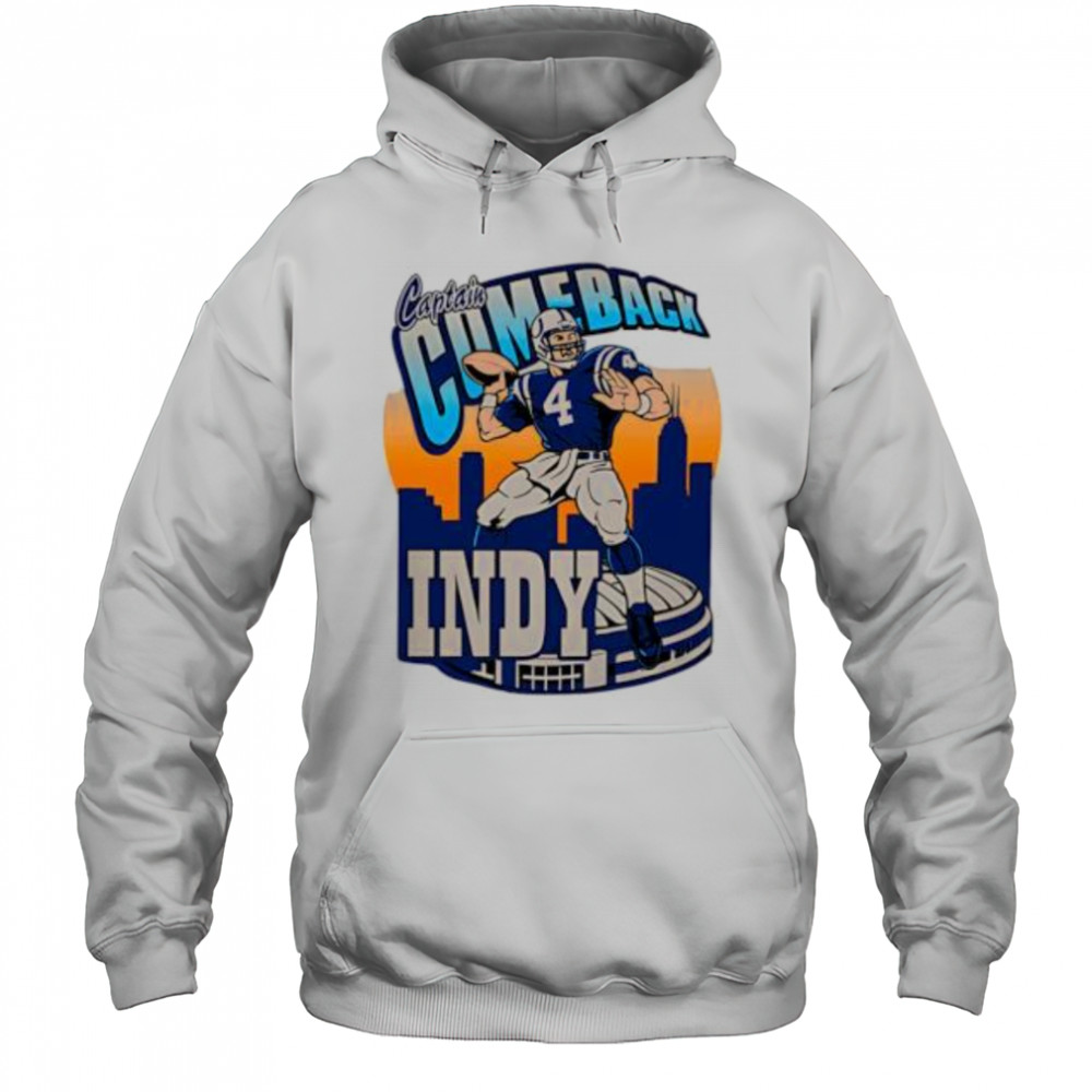 Captain Comeback Indy Skyline Football shirt Hoodie