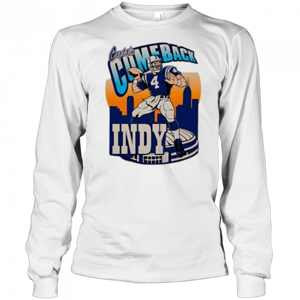 Captain Comeback Indy Skyline Football shirt Long Sleeved