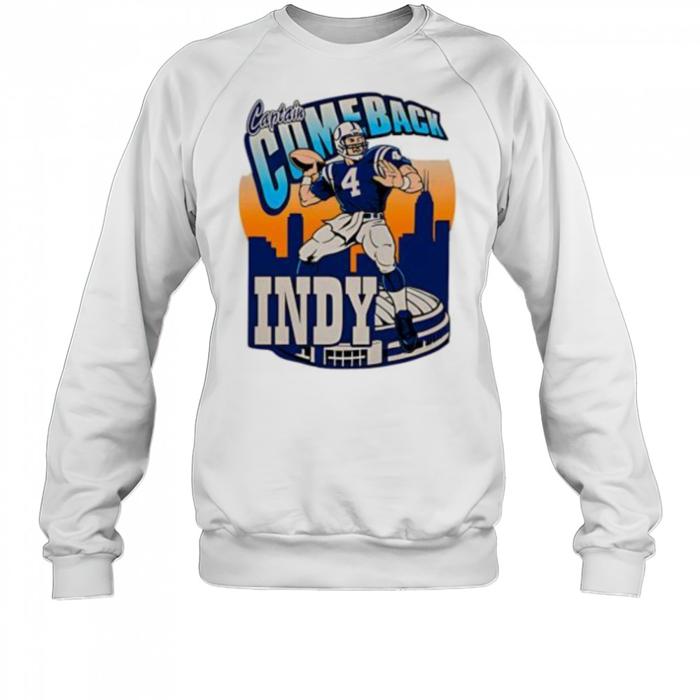 Captain Comeback Indy Skyline Football shirt Sweatshirt