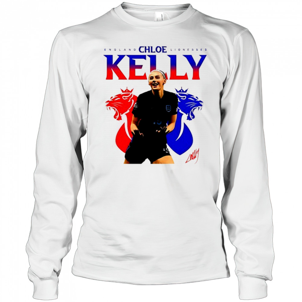 Chloe Kelly Football Soccer England Lionesses signature 2025 shirt Long Sleeved