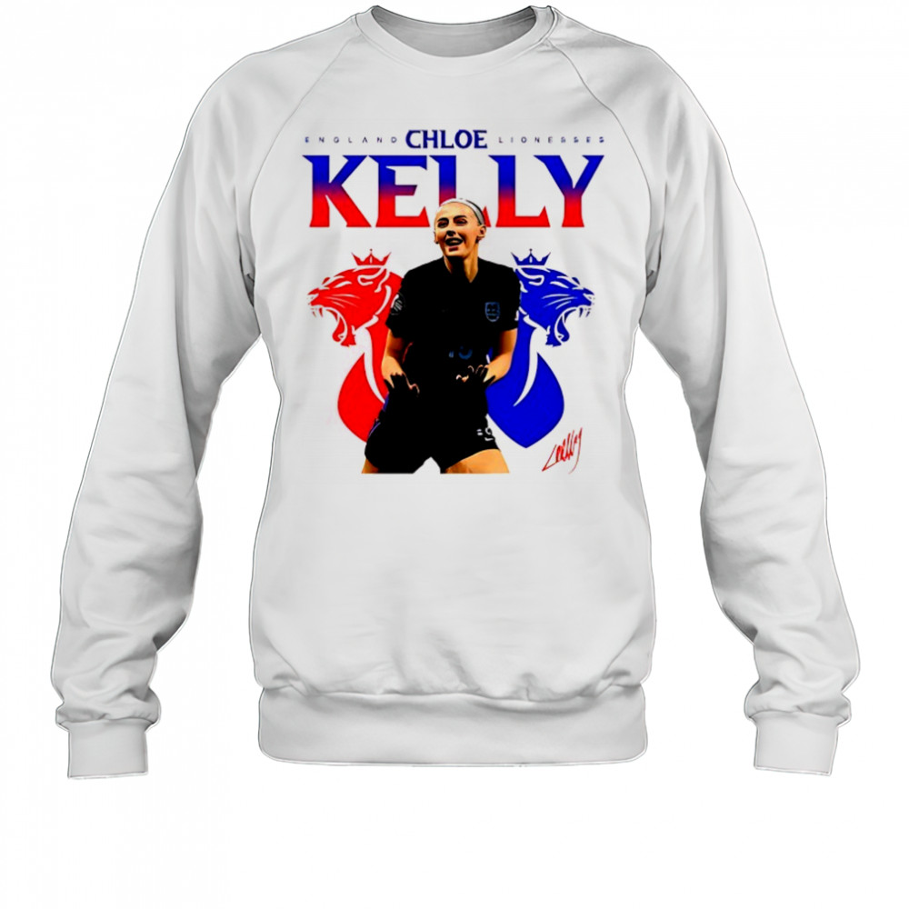 Chloe Kelly Football Soccer England Lionesses signature 2025 shirt Sweatshirt