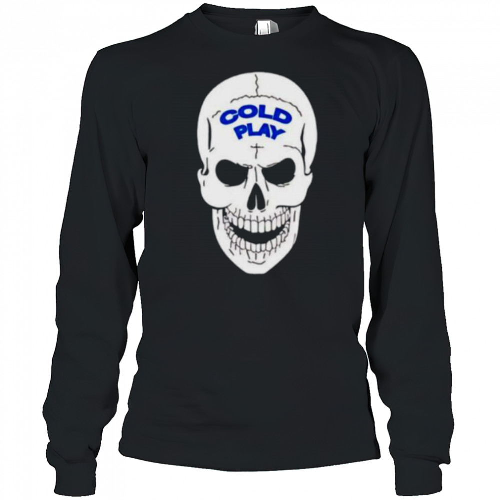 Coldplay skull astronomy shirt Long Sleeved