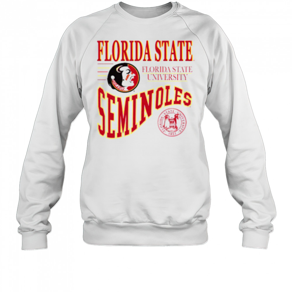 Florida State Seminoles Crest Heavy Shirt Sweatshirt