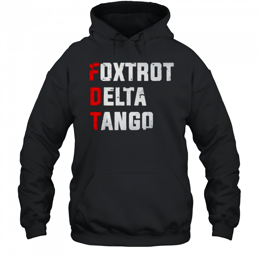 Foxtrot Delta Tango retro shirt Hoodie
