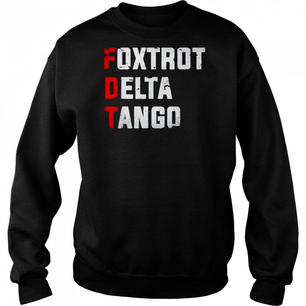 Foxtrot Delta Tango retro shirt Hoodie
