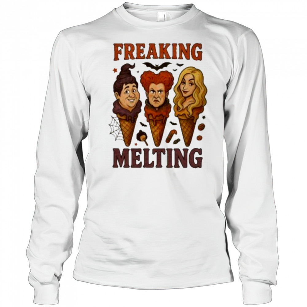 Freaking Melting Hocus Pocus Shirt Long Sleeved