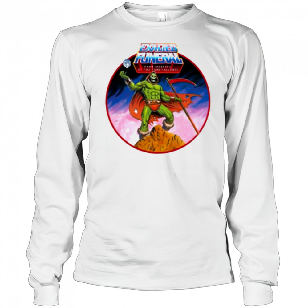 Game Masters of the Funeral verse Skully tor Ringer shirt Long Sleeved