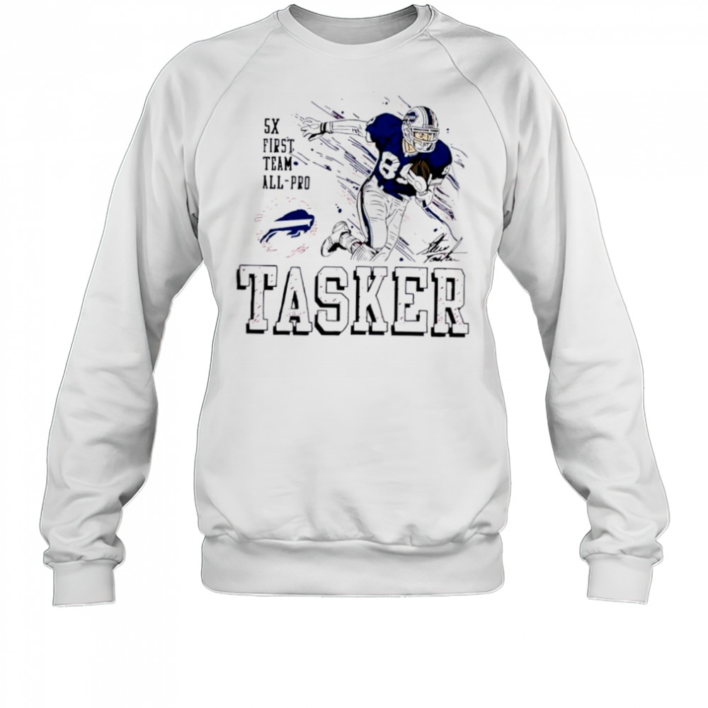 Homage Buffalo Bills Steve Tasker Football signature shirt Sweatshirt