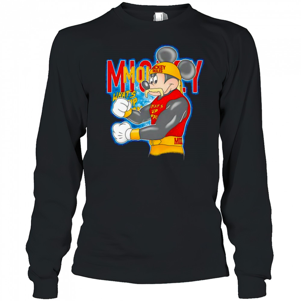 Hulk Hogan Mickey what’s up shirt Long Sleeved