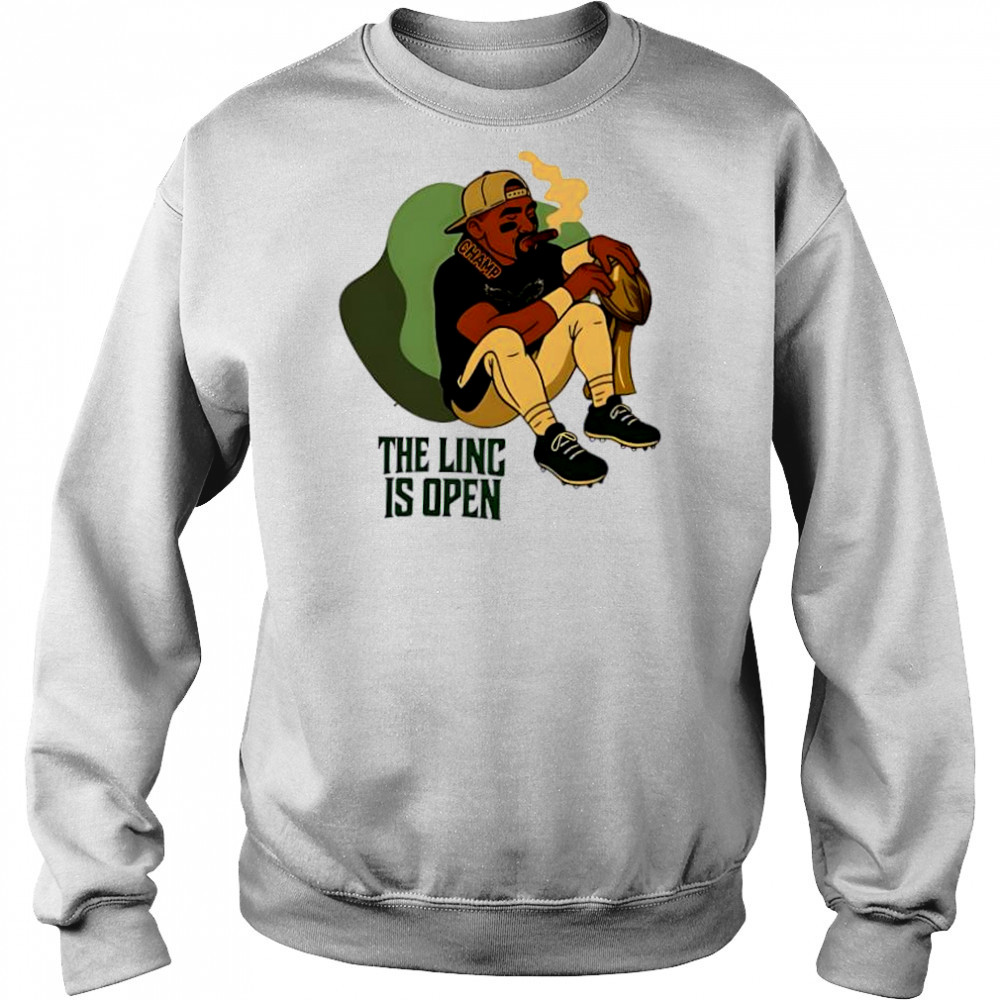 Jalen Hurts Champ the ling is open shirt Hoodie