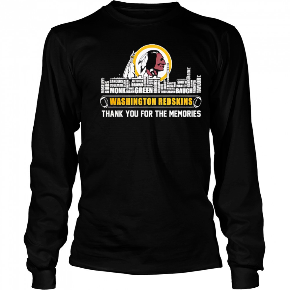 Let’s Go Washington Redskins Skyline 2025 shirt Long Sleeved