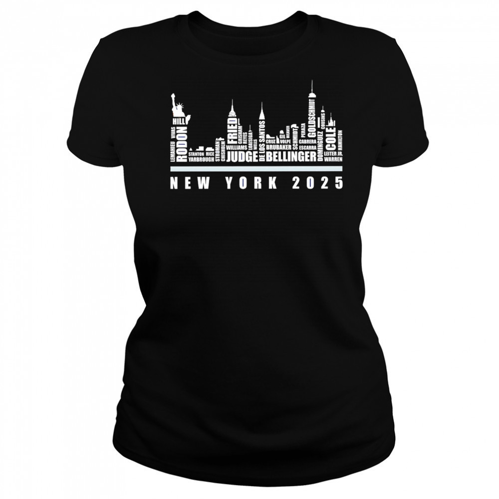 Let’s Go Yankees Skyline New York 2025 shirt Women's T-shirt