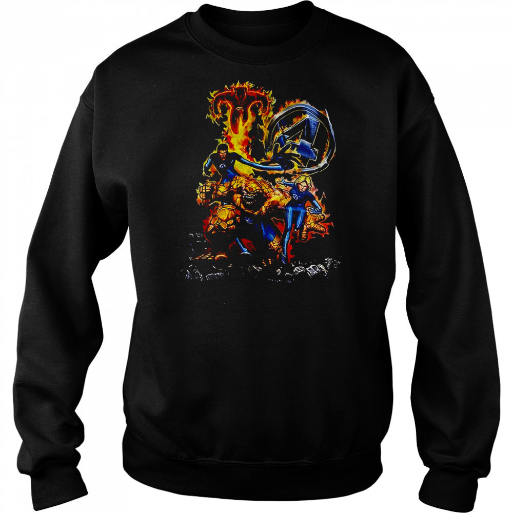 Marvel Comics Fantastic Four Marvel Super Hero Island shirt Hoodie