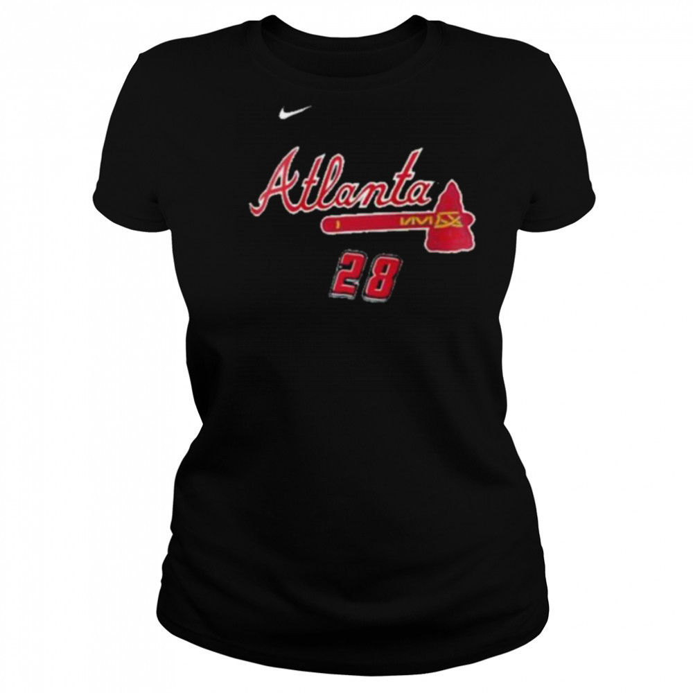 Matt Olson 28 Atlanta Braves 2025 MLB Speedway Classic Name & Number shirt Women's T-shirt