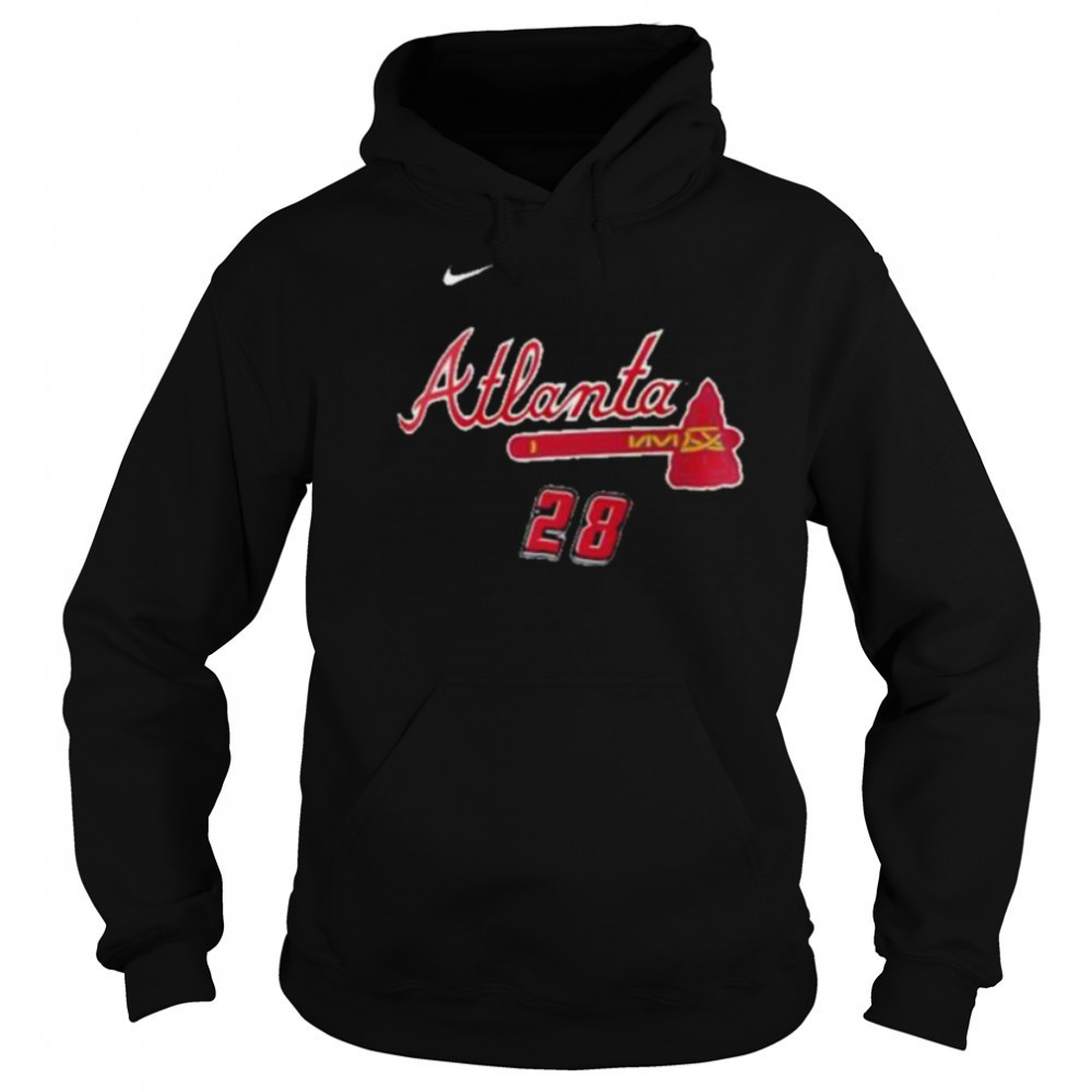 Matt Olson 28 Atlanta Braves 2025 MLB Speedway Classic Name & Number shirt Sweatshirt