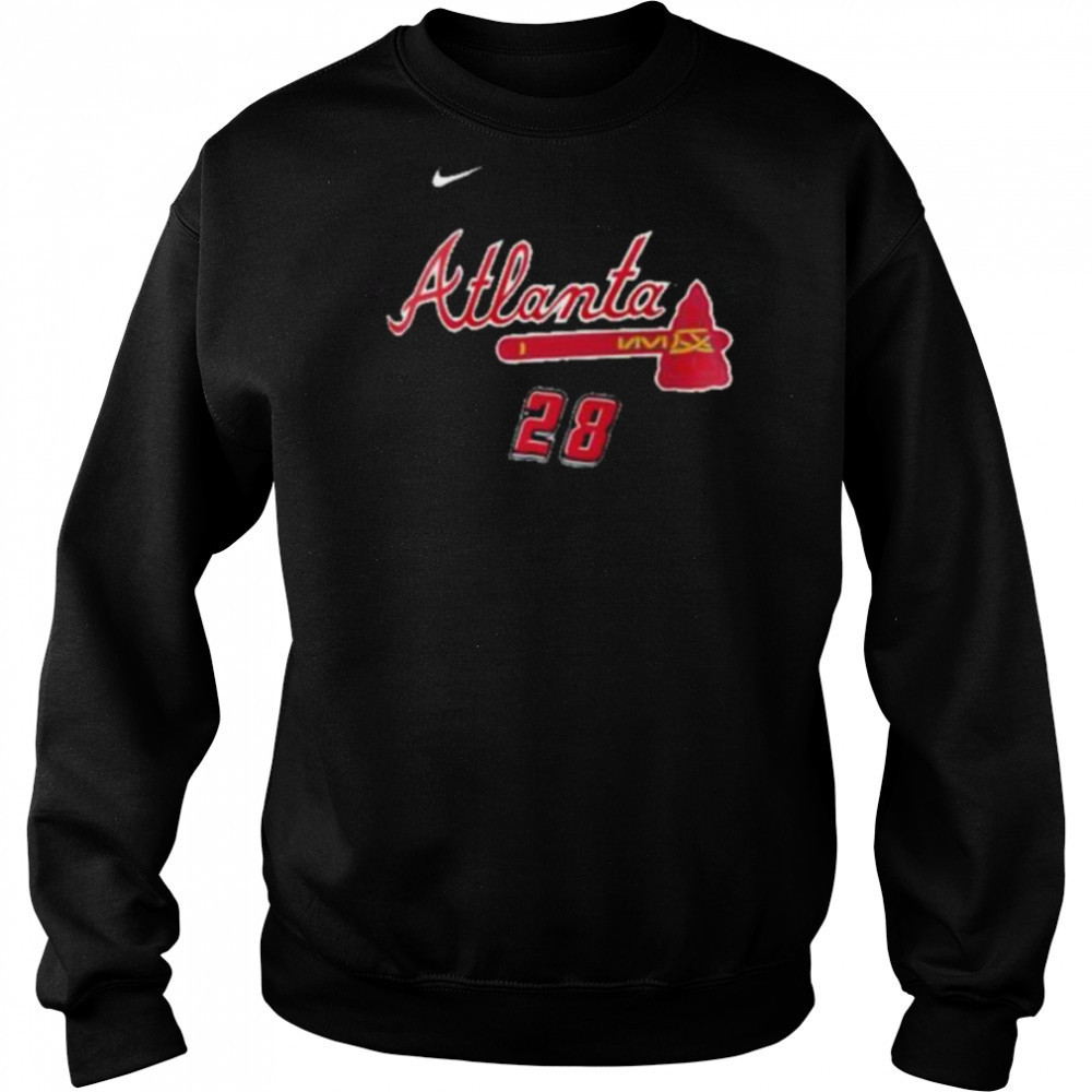 Matt Olson 28 Atlanta Braves 2025 MLB Speedway Classic Name & Number shirt Hoodie