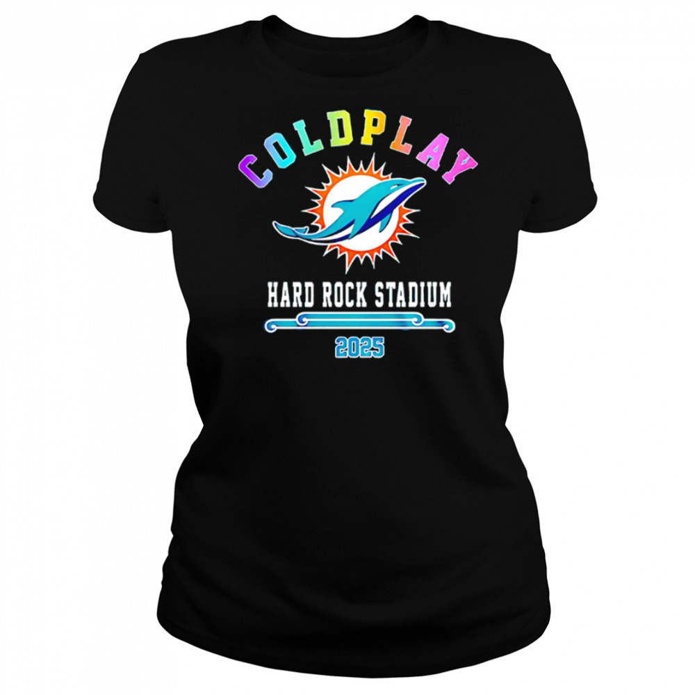 Miami Dolphins x Coldplay Special Edition 2025 shirt Women's T-shirt