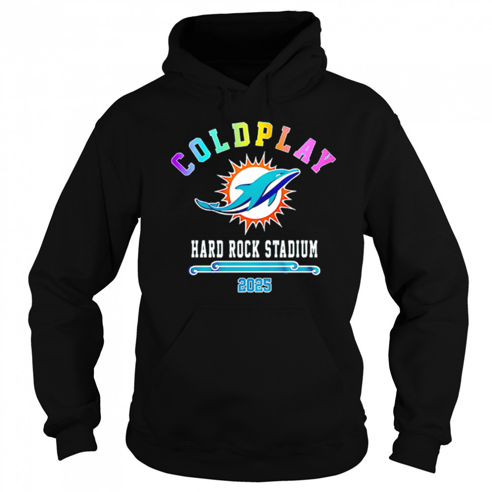 Miami Dolphins x Coldplay Special Edition 2025 shirt Sweatshirt