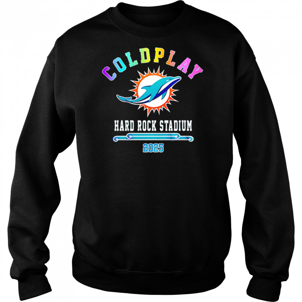 Miami Dolphins x Coldplay Special Edition 2025 shirt Hoodie