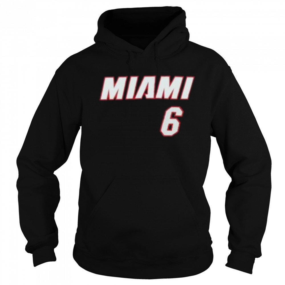 Miami Heat LeBron James #6 adidas Shirt Sweatshirt