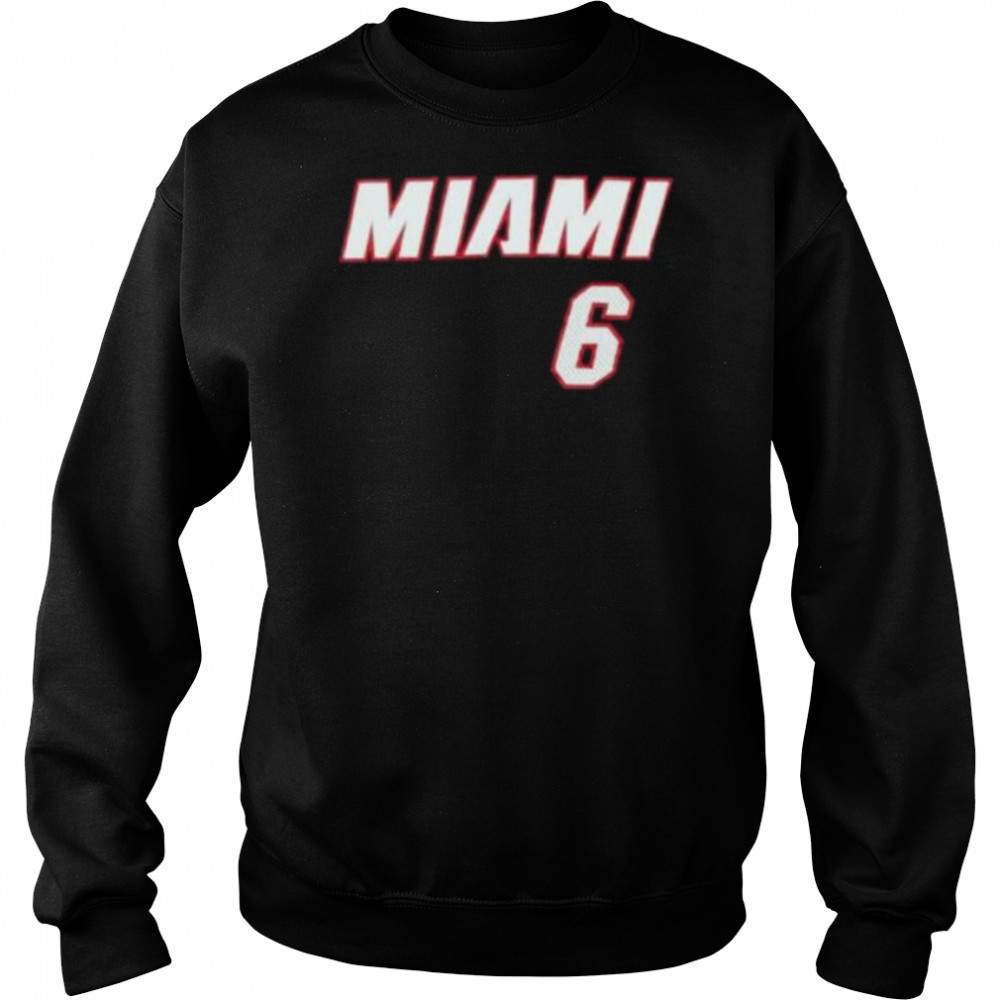 Miami Heat LeBron James #6 adidas Shirt Hoodie