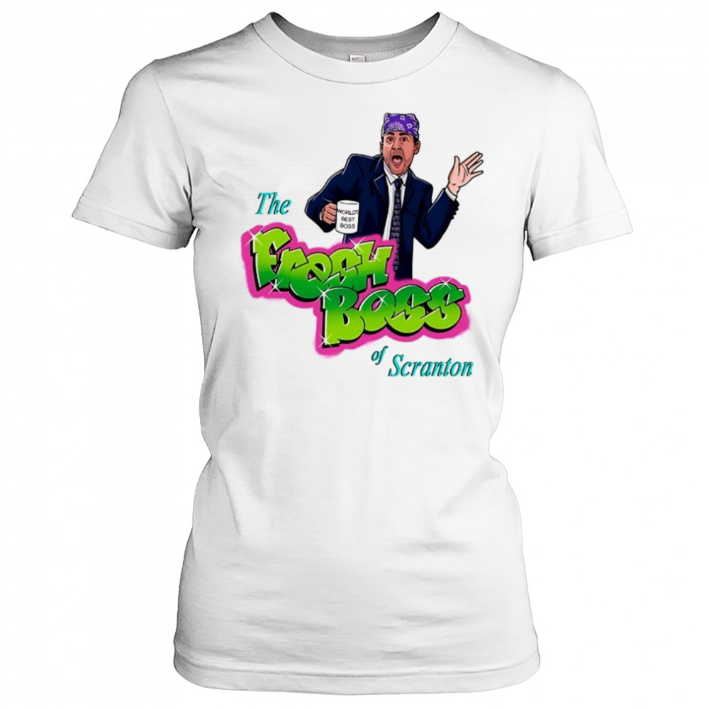 Michael Scott as Prison Mike X The Fresh Prince of Bel-Air The Fresh Boss of Scranton shirt Women's T-shirt