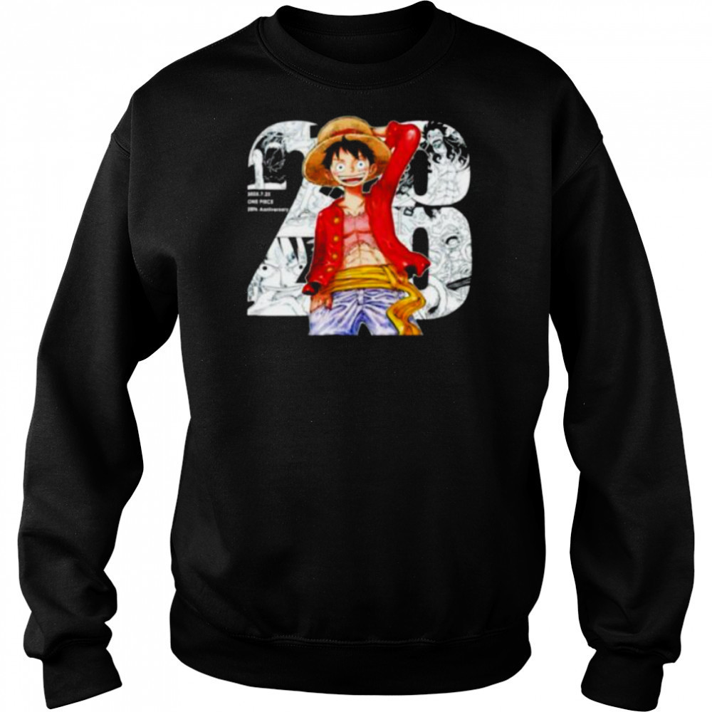 Monkey D. Luffy One Piece 28th Anniversary shirt Hoodie