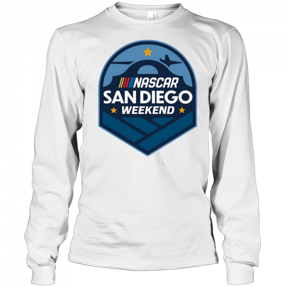 Nascar San Diego Weekend logo shirt Long Sleeved