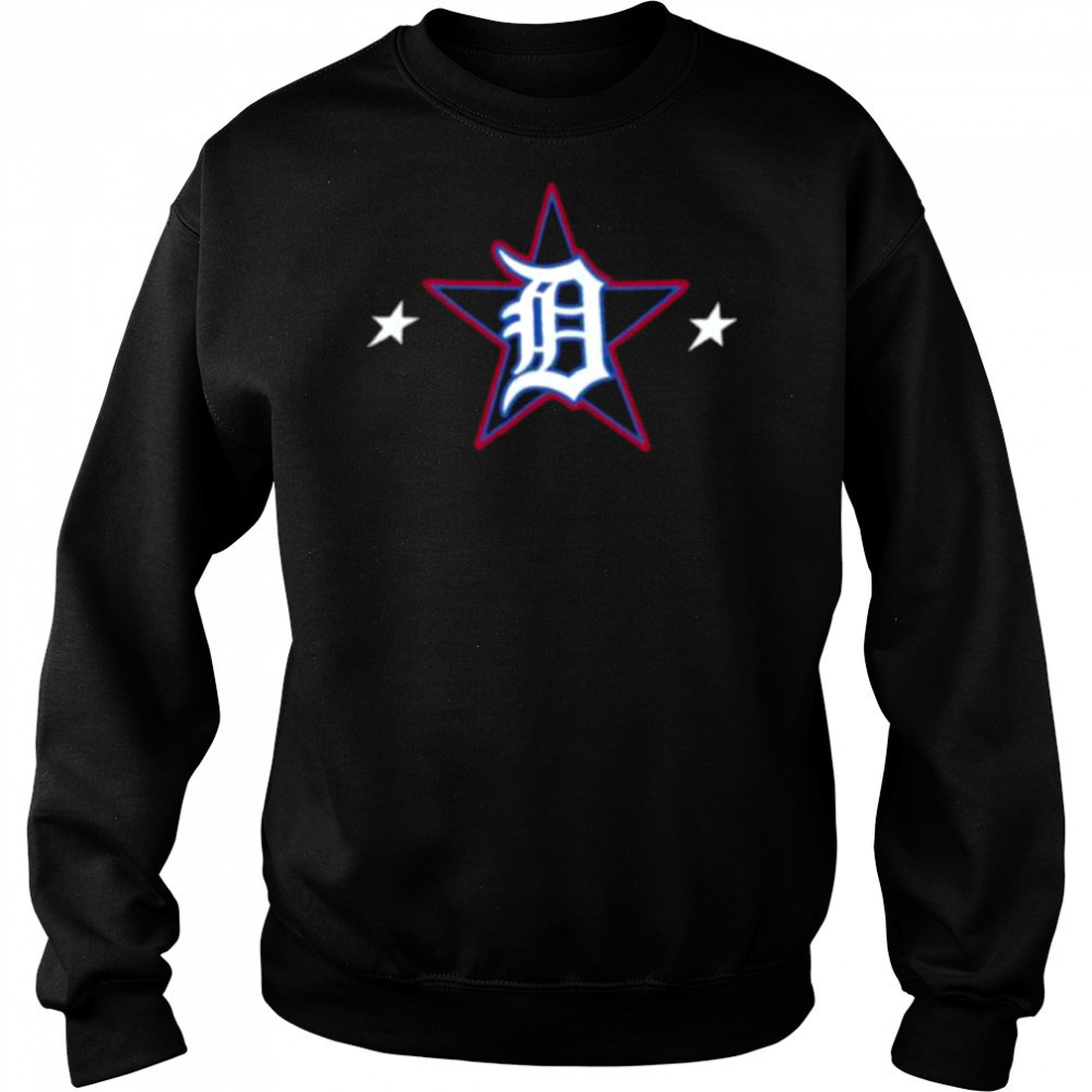 New Era Light Detroit Tigers 2025 MLB All Star Game Workout Shirt Hoodie