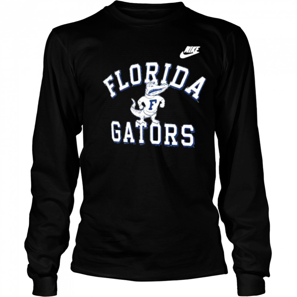 Nike Royal Florida Gators Legacy Color Block Tri Blend Performance Long Sleeve Shirt Long Sleeved