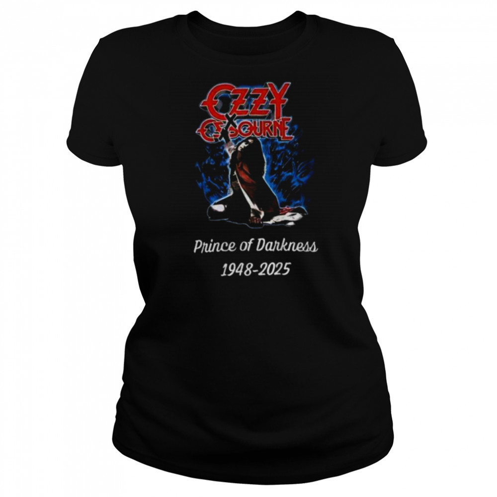 Ozzy Osbourne Blizzard of Ozz Prince of Darkness 1948 2025 shirt Women's T-shirt